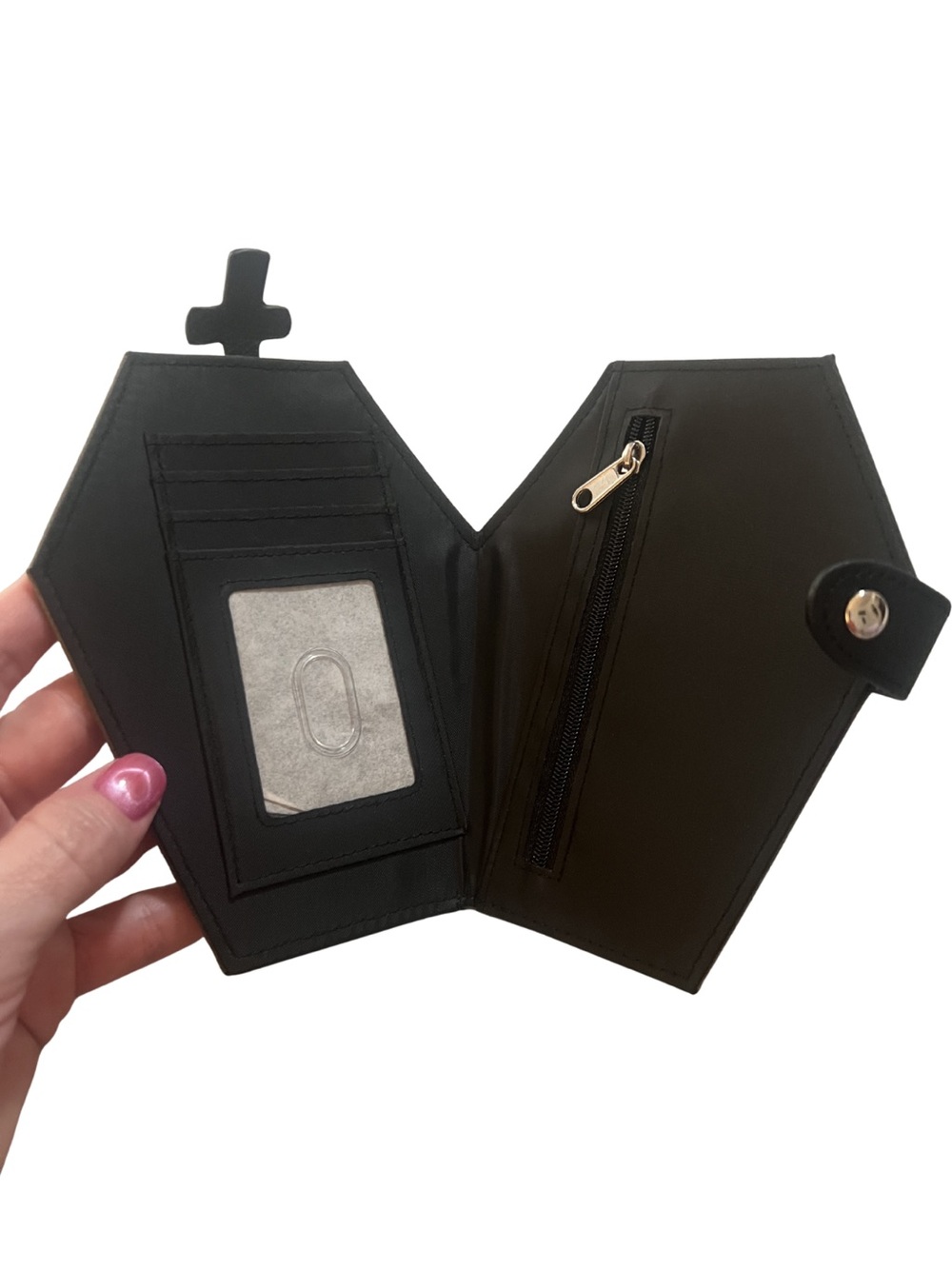 "Zero" Coffin Tombstone Wallet - Picture 2 of 4
